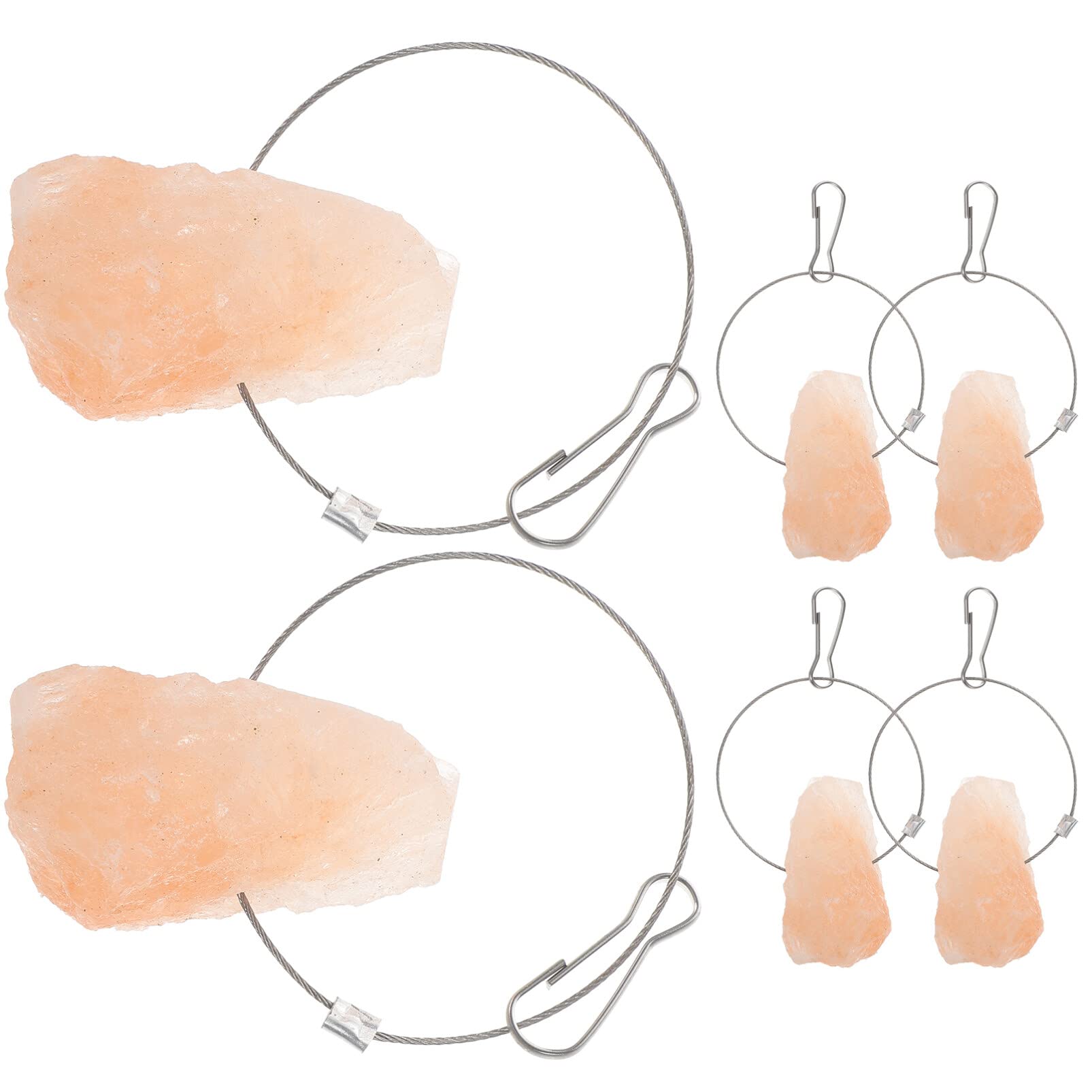 Generic6pcs Rabbit Mineral Salt Blocks Salt Block Horses Nutrition for Horses Salt Block Cattle Natural Minerals Block on Rope Live Stock Salt Block Livestock Salt Brick Salt Lick Toy Pet