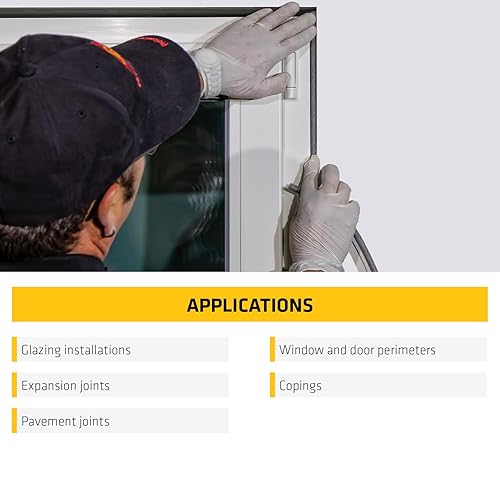 Miniatura 5 de Sika - Espuma de polietileno - Varilla de respaldo de celda cerrada (gris) - Para llenar juntas y grietas antes de aplicar el sellador - Resistente