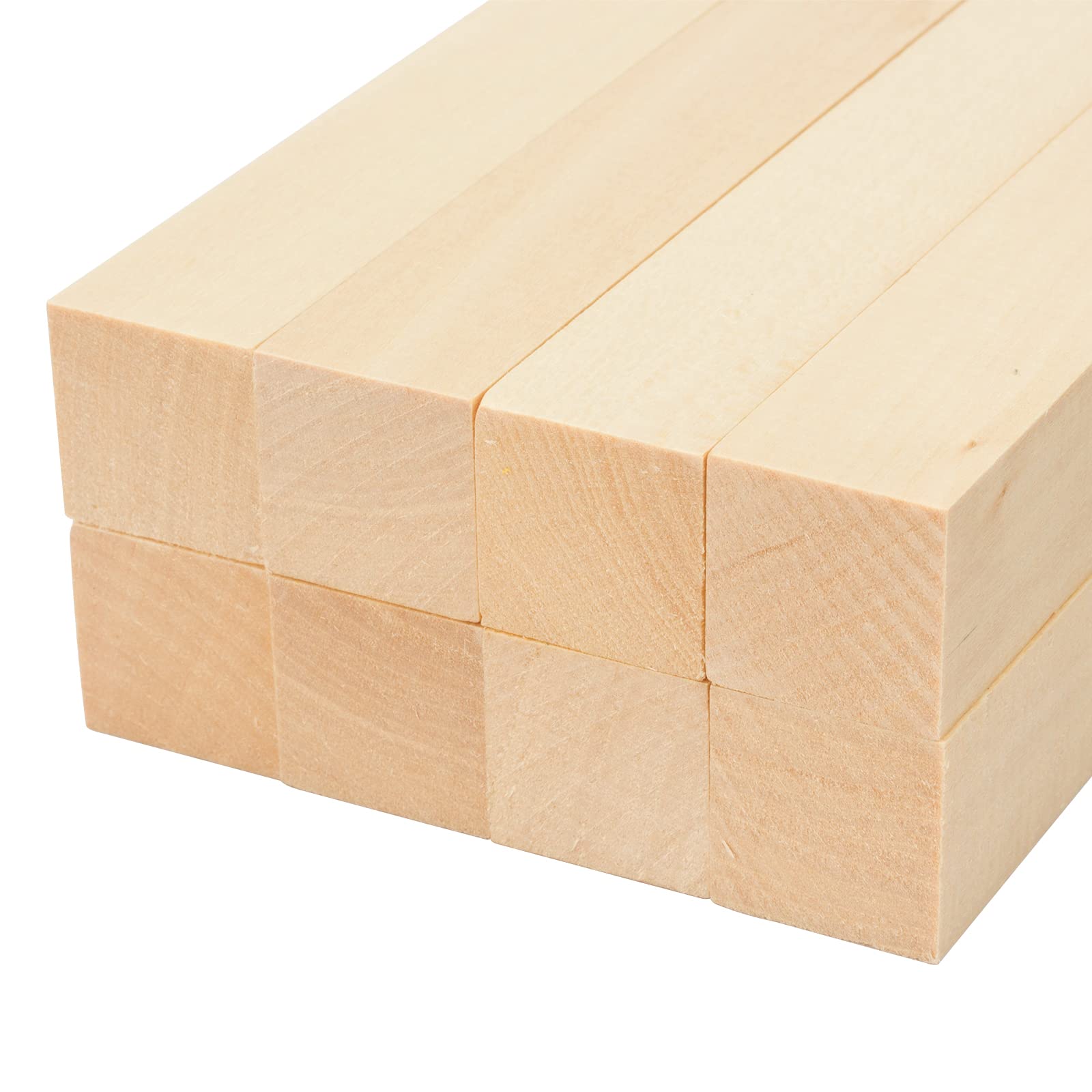 15 Pièces De Blocs De Bois De Tilleul Bruts Pour La Sculpture Sur Bois Et Les Loisirs Creatifs