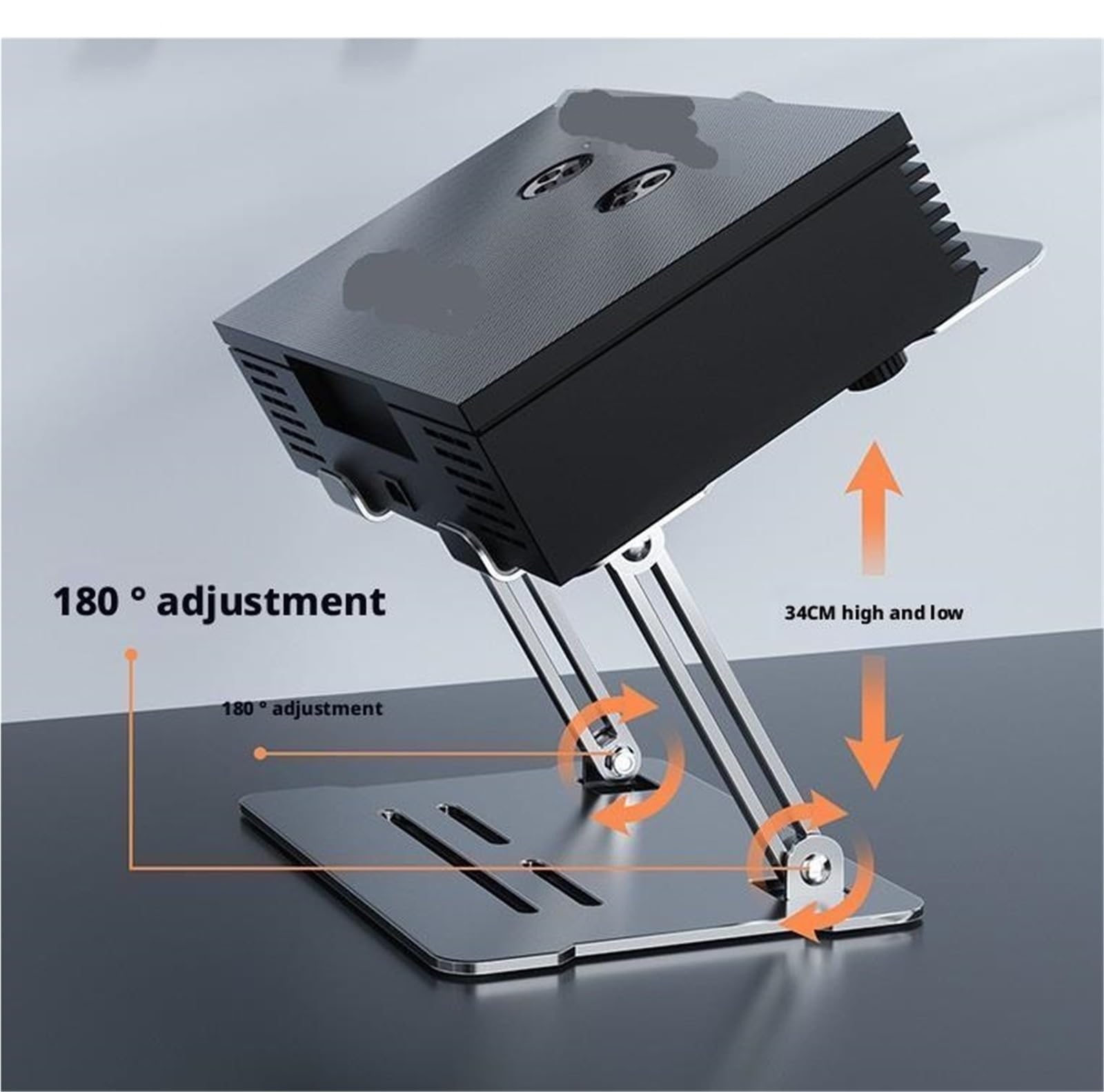 Support Videoprojecteur Support De Projecteur Pliable Et Facile À Installer, Idéal for La Maison Ou Le Bureau. Support Métallique. pour Le Bureau(Blue,Silver)