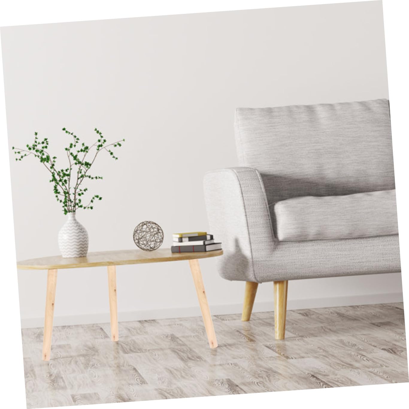 jojofuny Patas de Madera para Muebles, 4 Juegos de Patas de Sofá