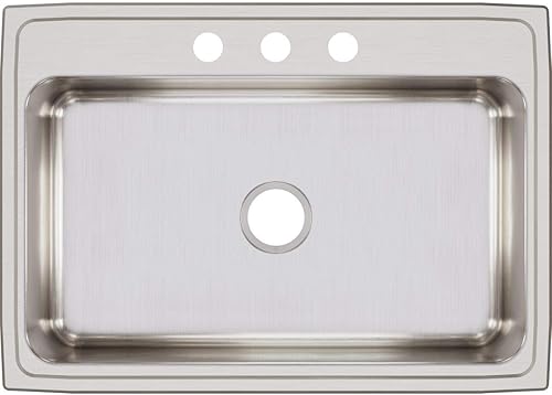 Elkay Lustertone Classic LR31223 - Fregadero de acero inoxidable con cuenco individual disponible en Yaxa Venezuela