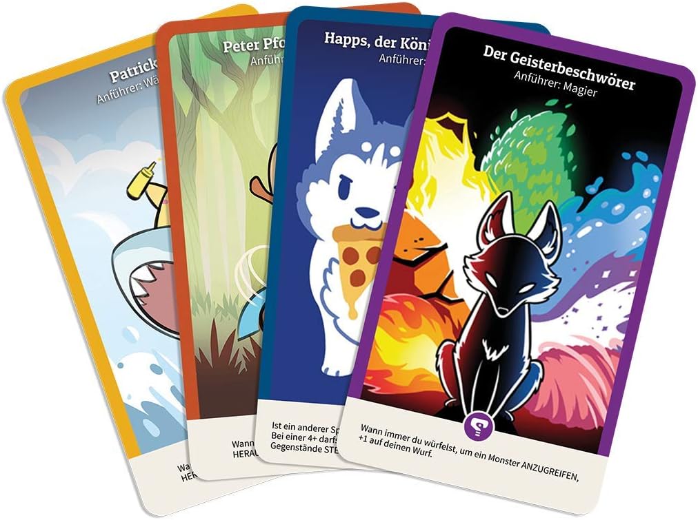 Asmodee Unstable Games Here to Slay Basic Game Family Game Card Game 2-6 Players from 10+ Years 30-60 Minutes German