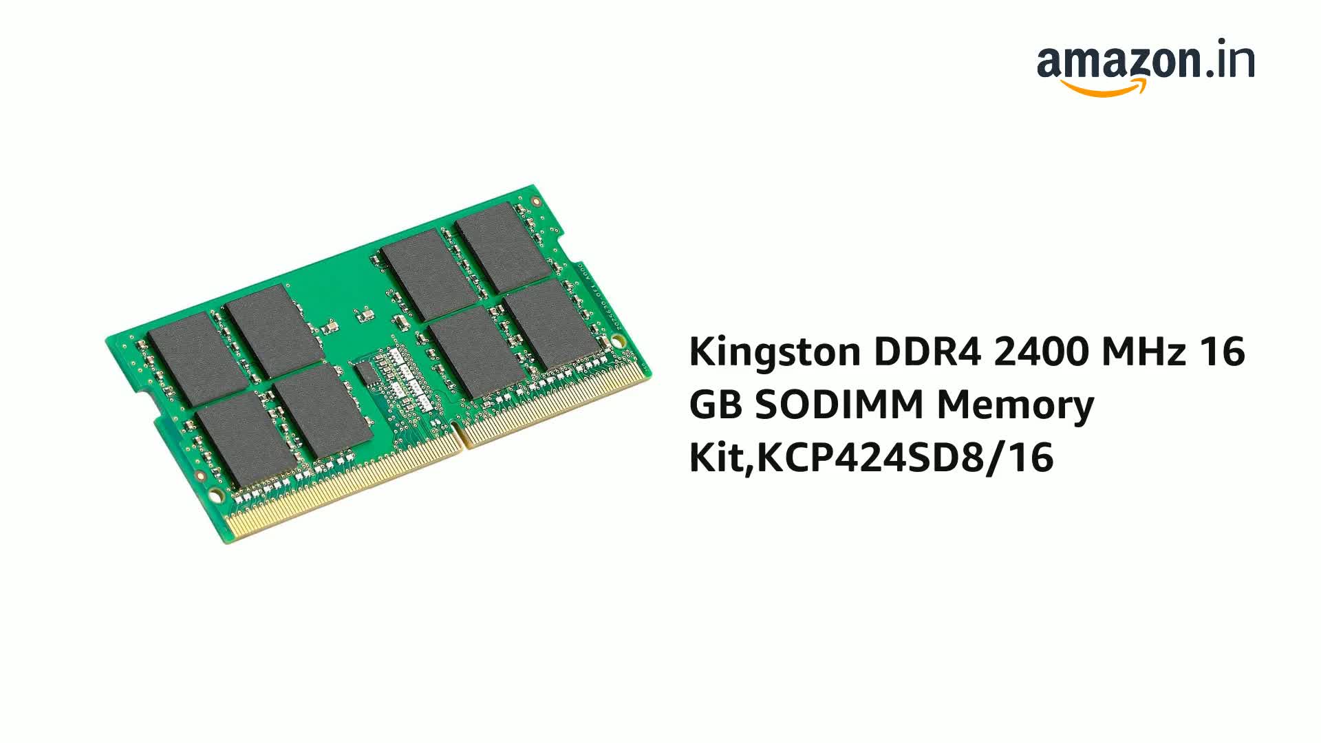 Amazon.in: Buy Kingston DDR4 2400 MHz 16 GB SODIMM Memory Kit