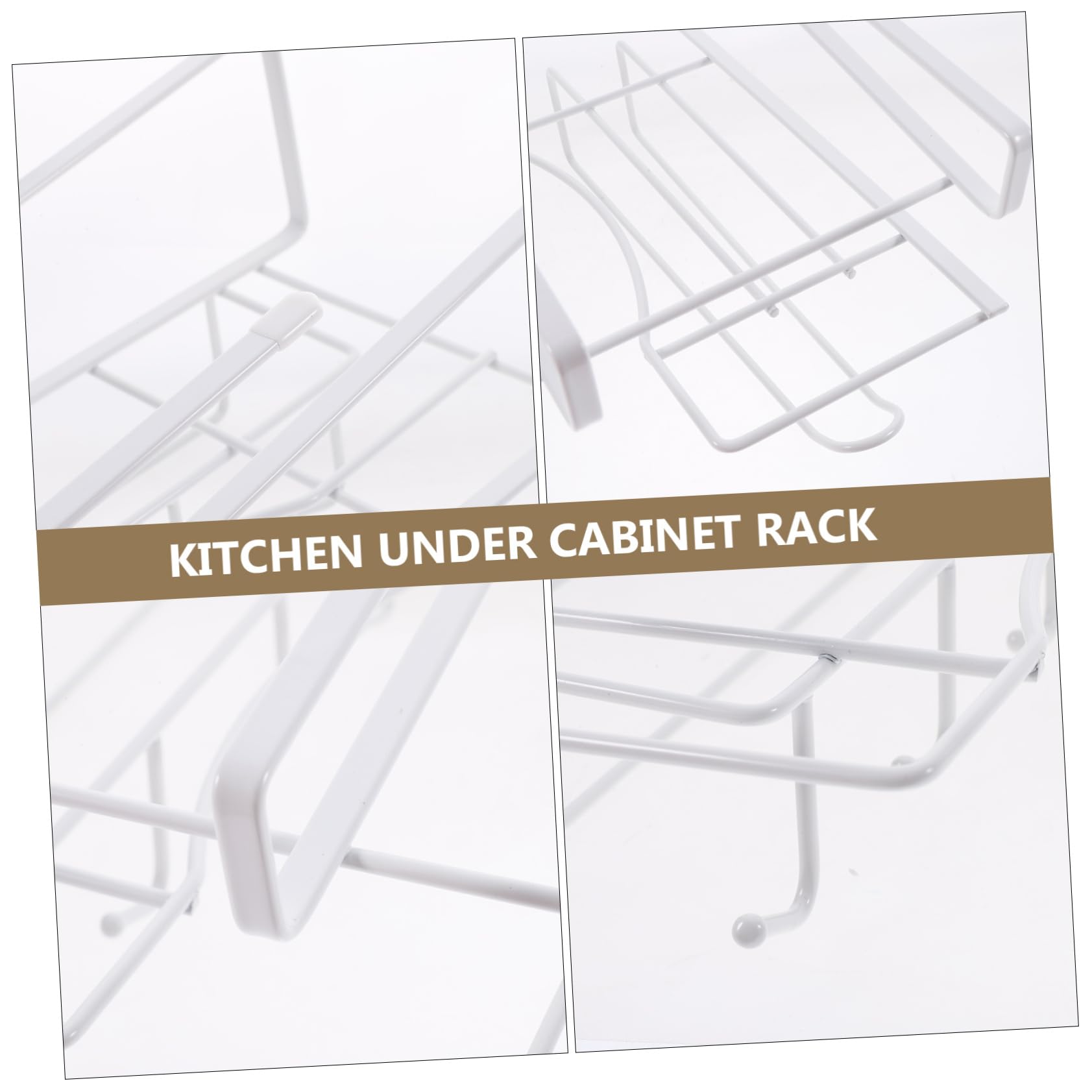 Ganci per Tazze Sottopensile per Organizer Tazze Design Perforazione e Capacità Carico