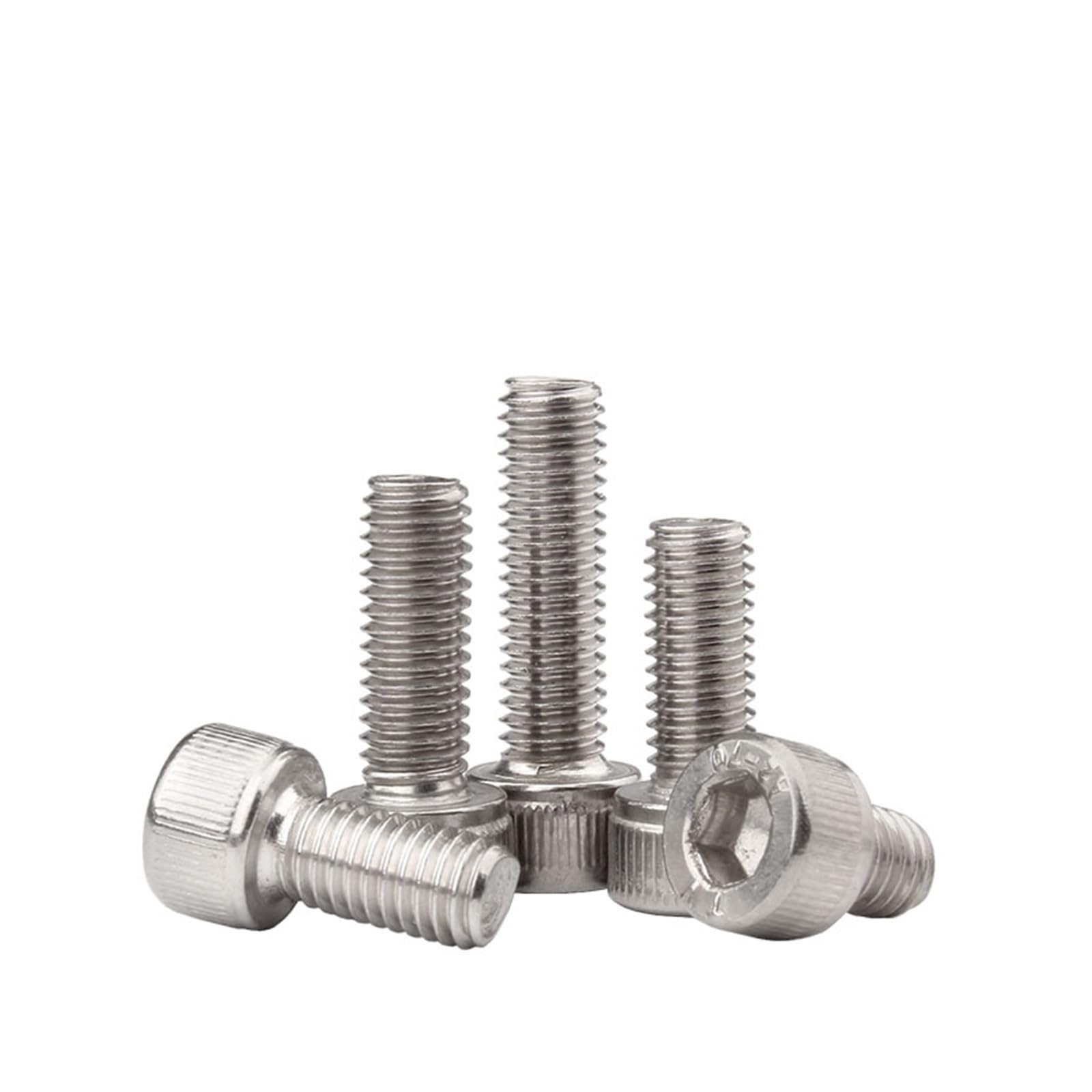 1 Pieza M8 /M10 /M12 /M14 /M16 / M20,70-150mm 304 Cabeza de Copa de Acero Inoxidable Tornillo Hexagonal Interior Tornillo de Cabeza cilíndrica(140mm,M20-1PC)
