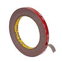 Vista 12 de 3M Cinta de doble cara resistente, cinta de montaje resistente, 16.2 pies x 0.39 pulgadas, cinta adhesiva de espuma 3M de calidad 3M para decoración