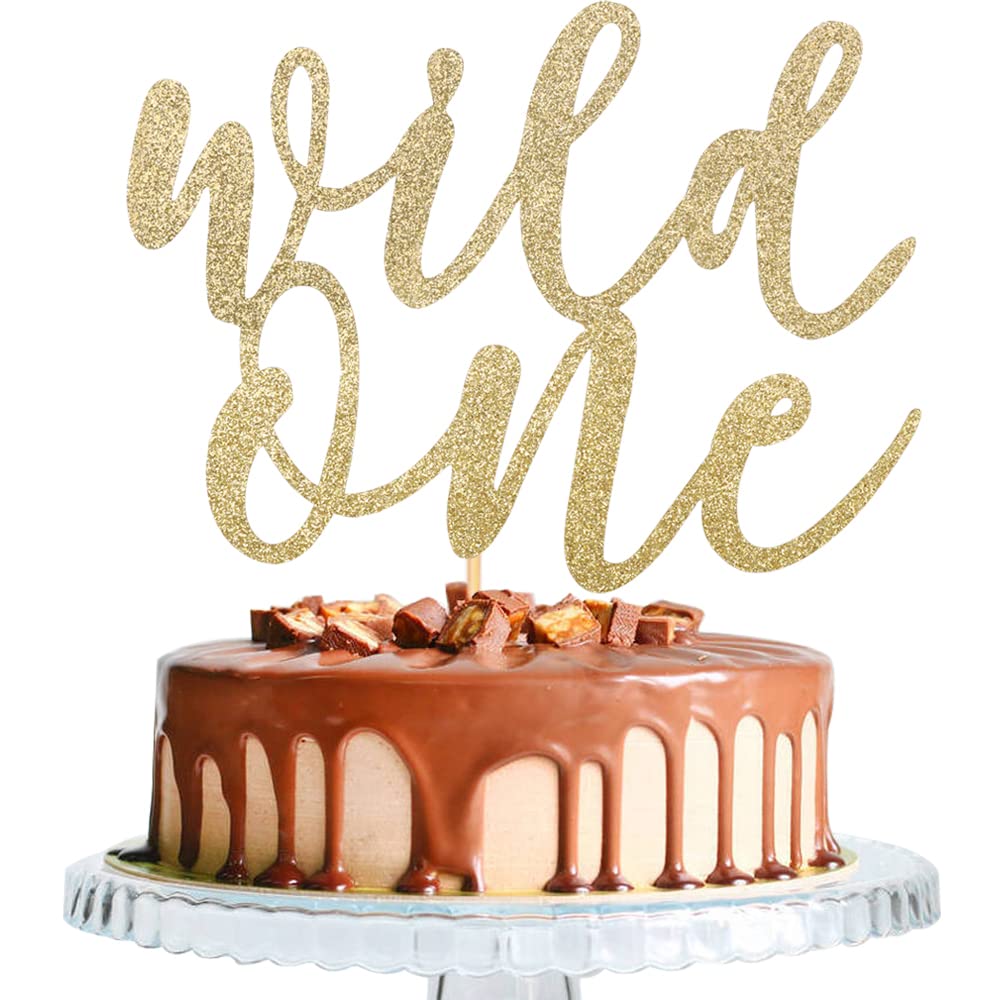 Buy Jacob Wild One Cake topperGolden Glitter Cake TopperBaby Shower