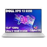 Dell XPS 13 9350 AI Business Laptop &lpar;13&period;4" FHD&plus; 120Hz&comma; Intel Core Ultra 5 226V &lpar;> i7-1355U&rpar;&comma; 16GB RAM&comma; 512GB SSD&rpar; Copilot&plus; PC&comma; Backlit&comma; RGB Webcam&comma; Fingerprint&comma; 2X Thunderbolt 4&comma; Wi-Fi 7&comma; Win 11 Pro