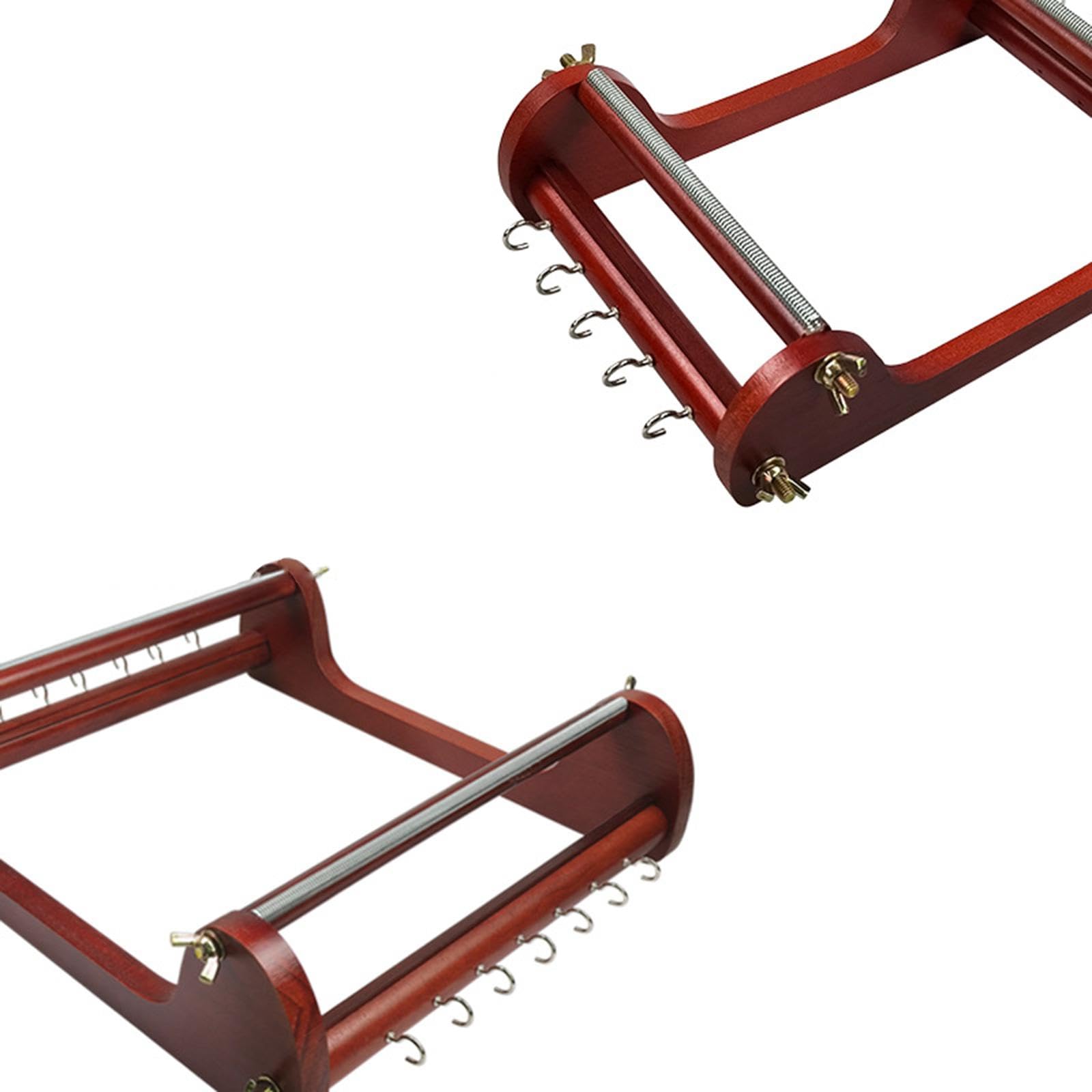 harayaa Kits de métier à Tisser de Perles en Bois, Machine à Tricoter, Démarrage de Tissage de Perles, Accessoires pour Collier à Faire soi-même (26cmx20.5cm)