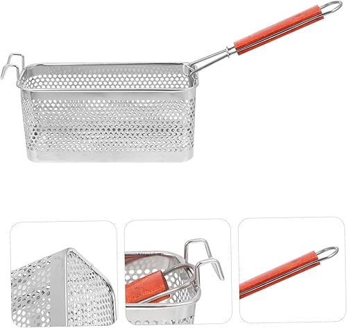 Miniatura 4 de GANAZONO Cesta para freír patatas fritas de acero inoxidable, colador de aceite, multifuncional, para hervir hervir, para freír, para lavar y cocinar