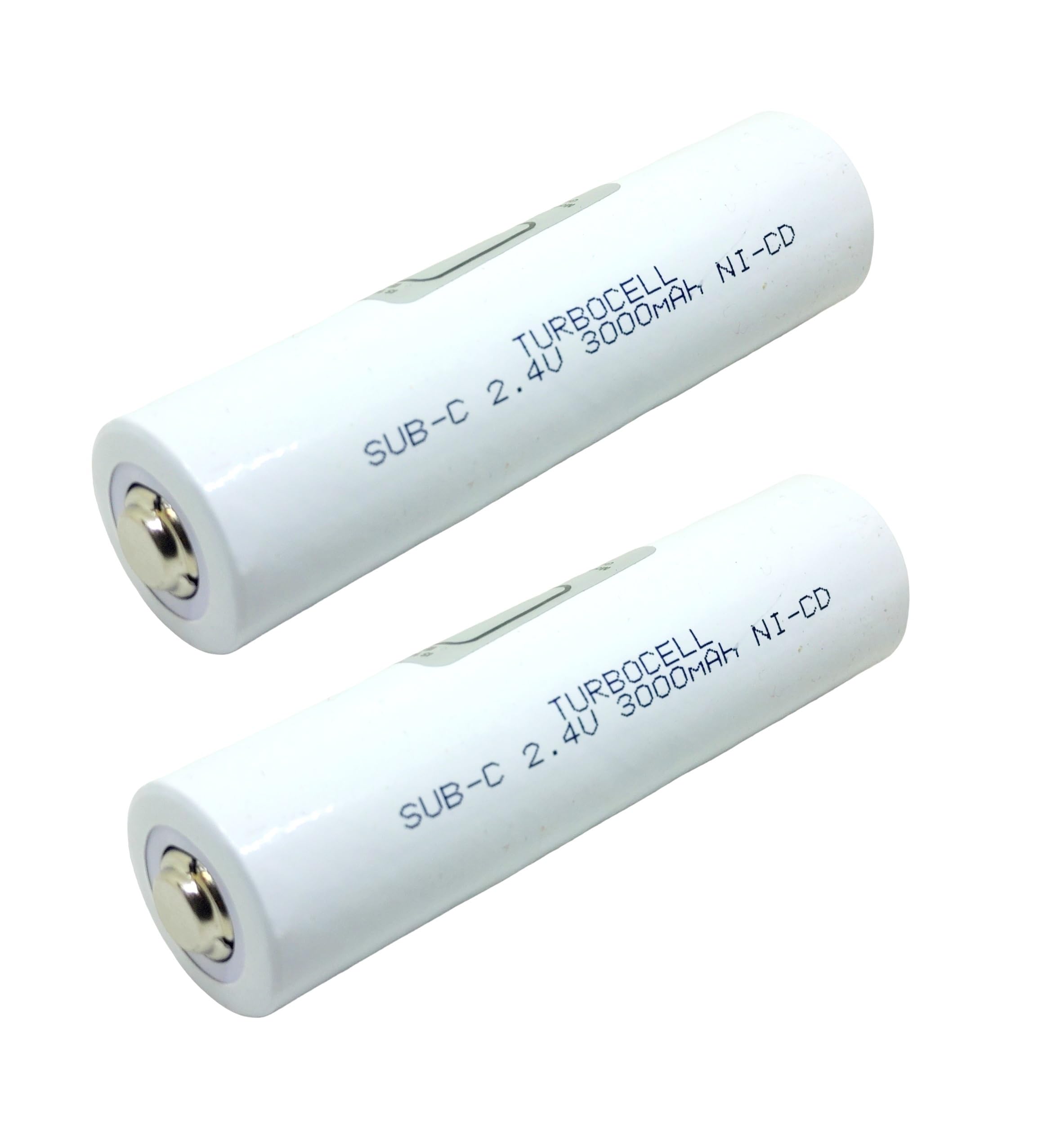 INVENTO 2Pcs 2.4V 3000mah Ni-Cd Rechargeable Battery Cell Sub C SC For Brite Lite Torch Home Toys DIY-image-15