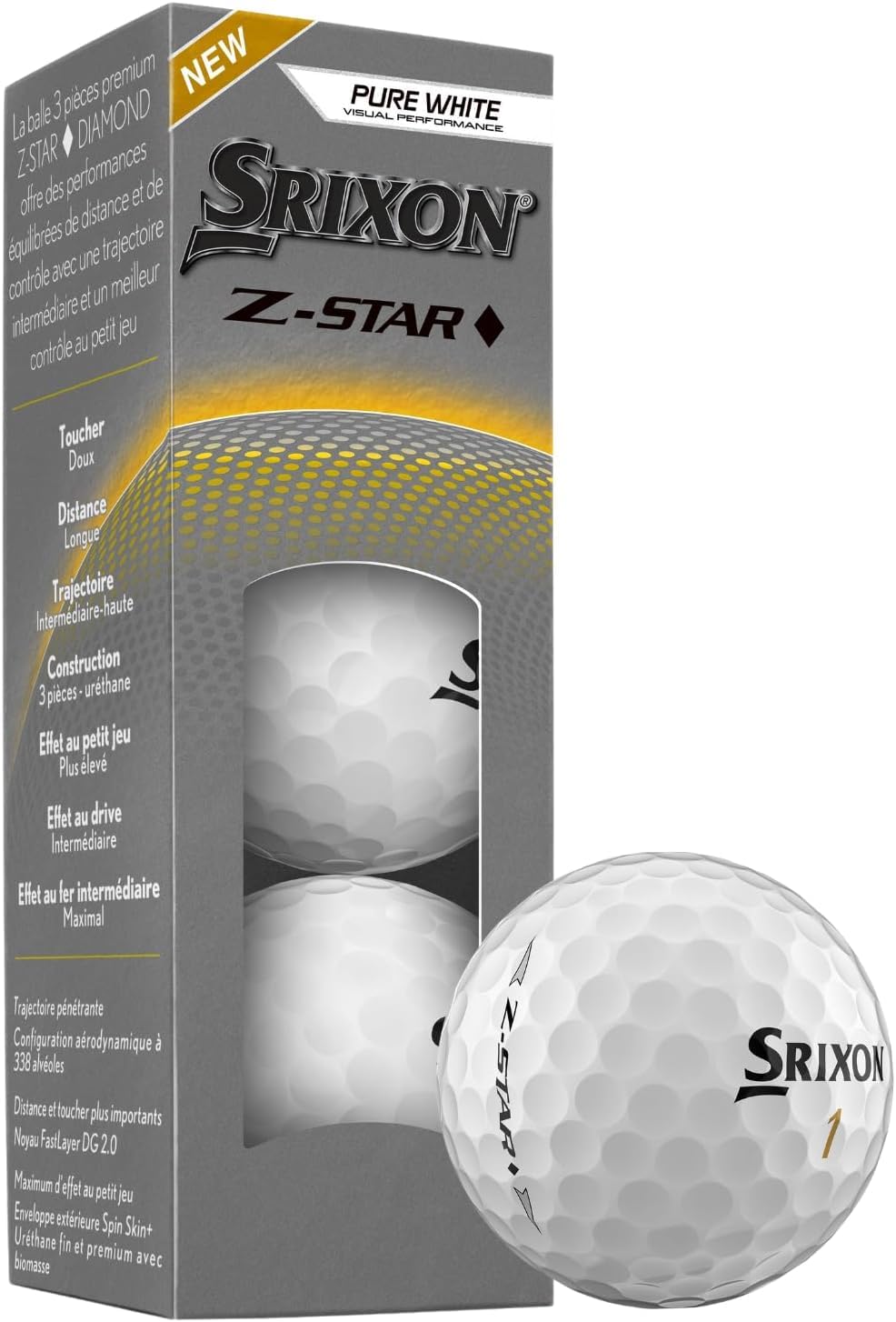 Amazon.co.jp: Srixon Z-Star ダイヤモンドゴルフボール、ダイヤモンド
