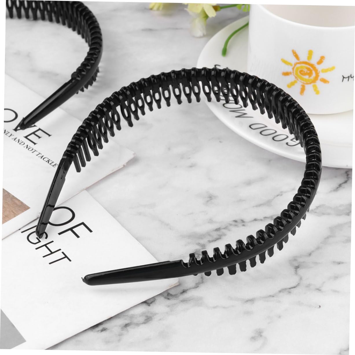 30 unidades de diadema ondulada para mujer, diadema ondulada, banda para el pelo para hombre, banda deportiva para el pelo, diadema para hombres y mujeres, peine de metal para hombre