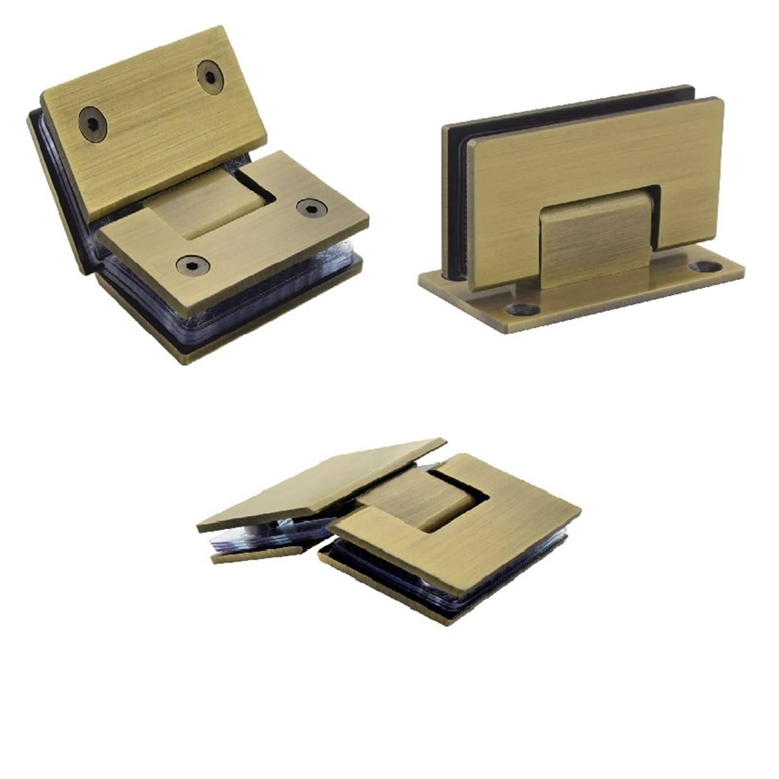 Bisagra de puerta vidrio for baño acero inoxidable