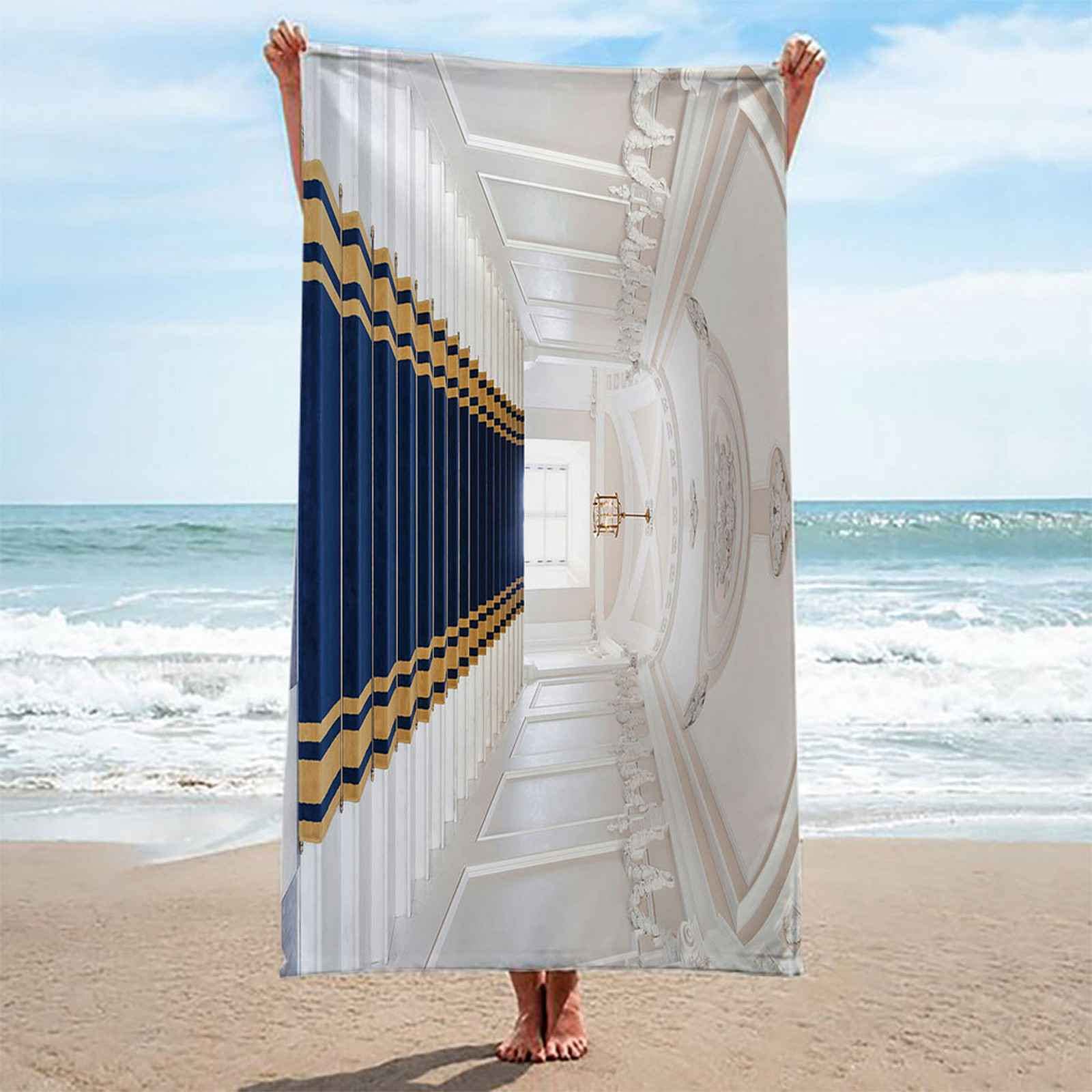 Telo Mare Bambino 3D Stampa Microfibra Antisabbia Scale In Moquette Blu Asciugamano Da Spiaggia Grande xl xxl Per Adulti Uomo Donna Telo Da Bagno Nuoto Spa Prendere Il Sole 150x200cm