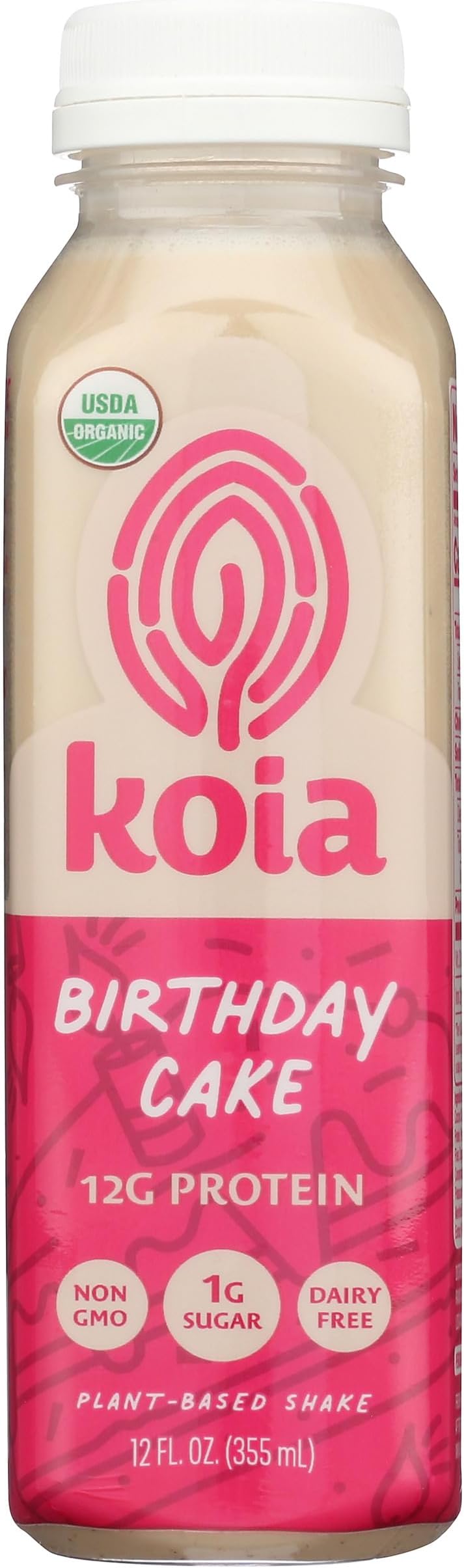 Koia Organic Birthday Cake Protein Shake, 12 oz