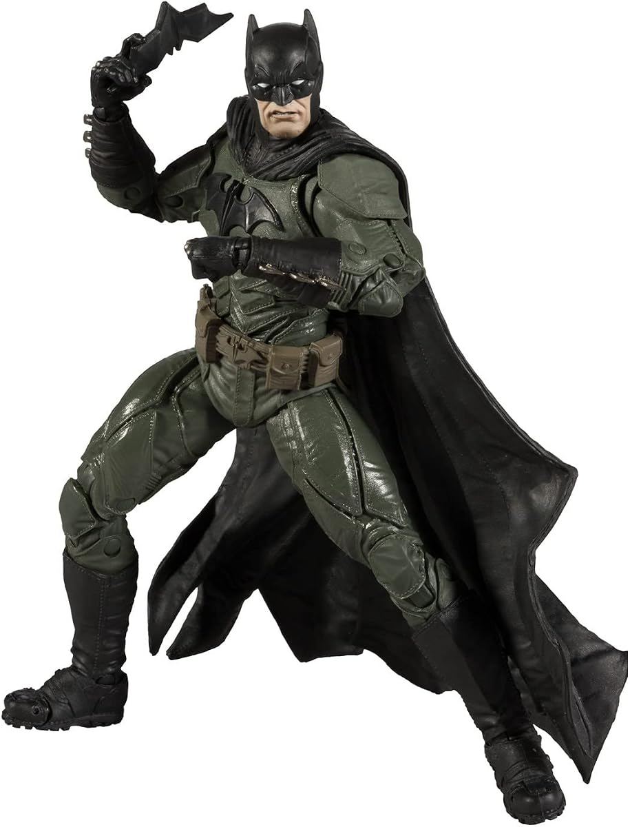 McFarlane Toys - Figura DC Direct 7IN con cómic - ADAM WV1 negro - Batman | DC Direct Comics Figura de acción de 7 pulgadas Black Adam Wave 1 - Batman