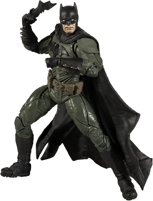 McFarlane Toys - Figura DC Direct 7IN con cómic - ADAM WV1 negro - Batman | DC Direct Comics Figura de acción de 7 pulgadas Black Adam Wave 1 - Batman