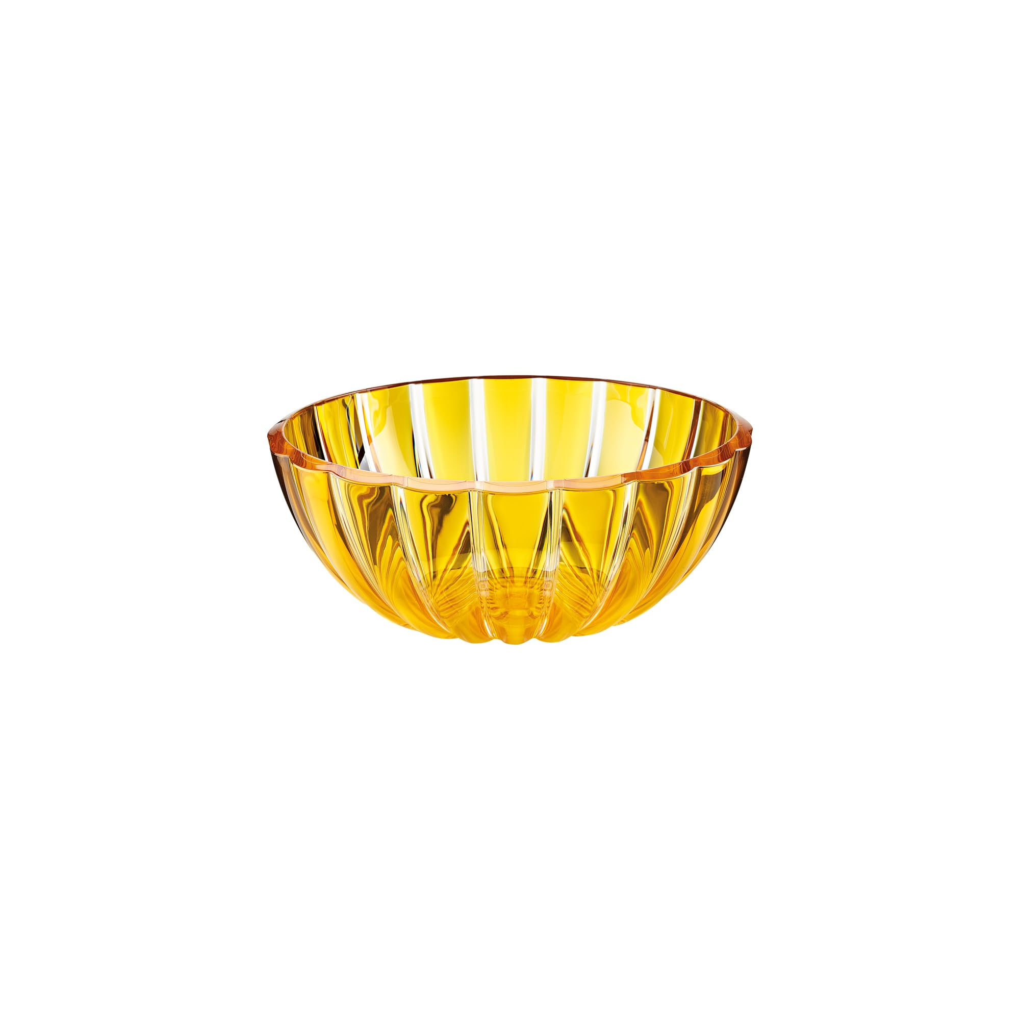 Guzzini - Container M in bio-Based Plastic, Yellow, TURTLERY
