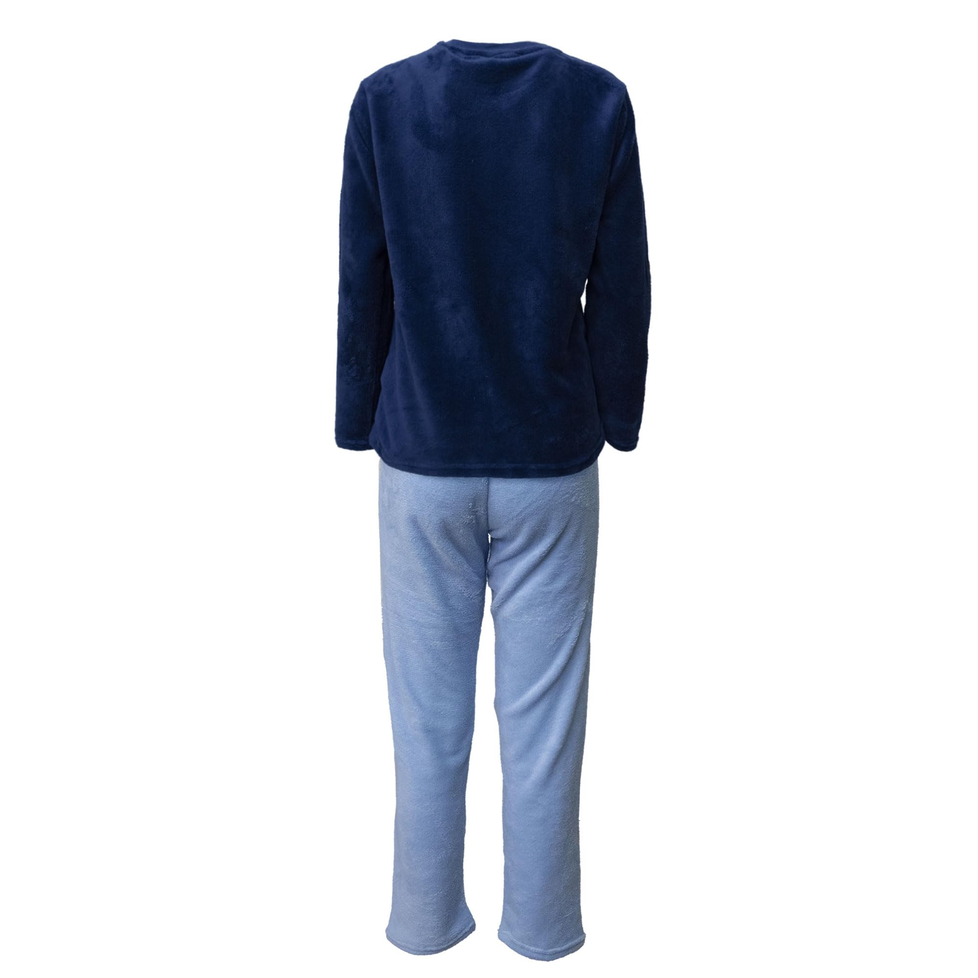 Disney Lilo und Stitch Schlafanzug für Damen und Mädchen, lang, Winter, aus Fleece 6953