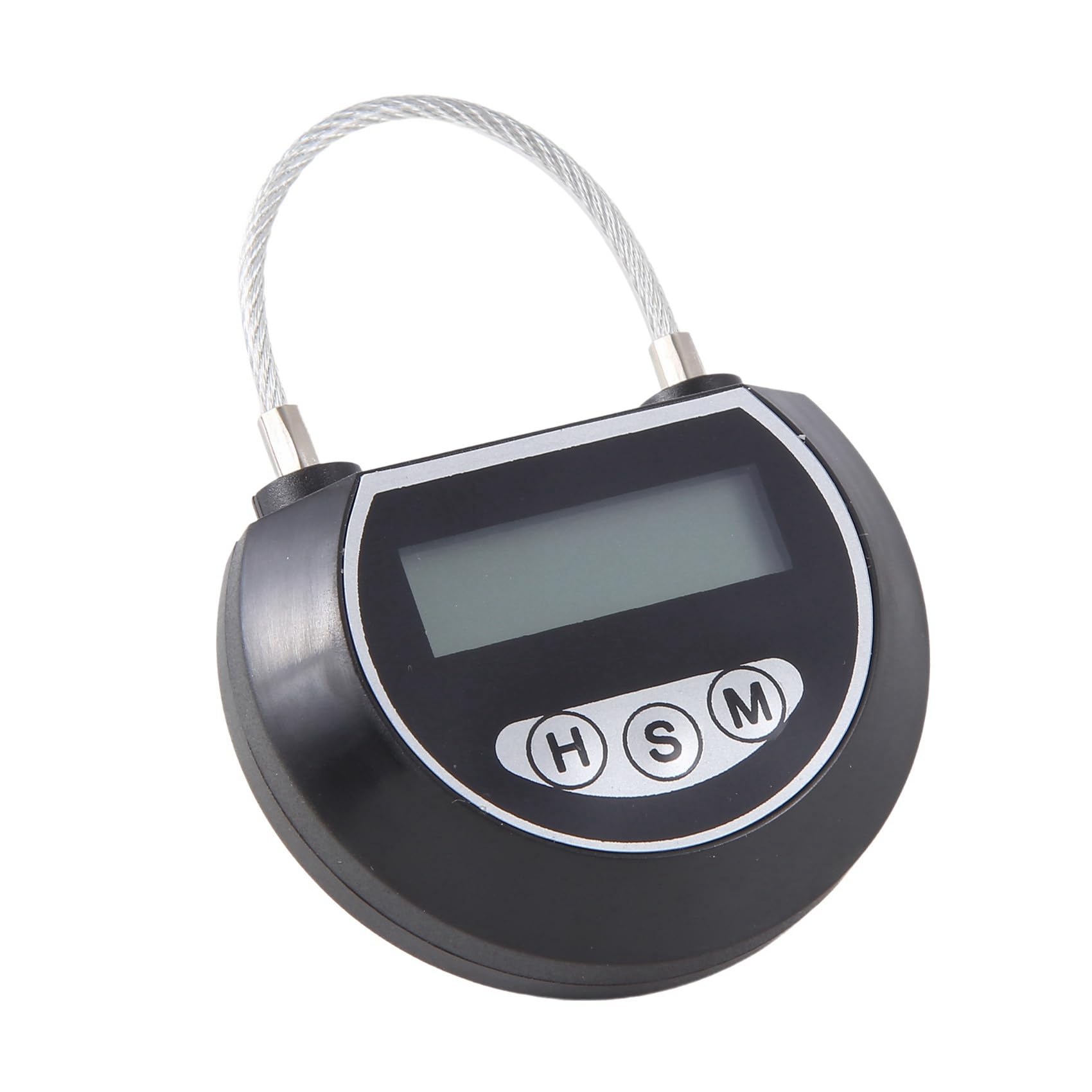 2X Elektronischer Zeitschloss-Timer-Schlossbehälter, Multifunktions-Zeitschlossbehälter für Spielzeug, Schwarz