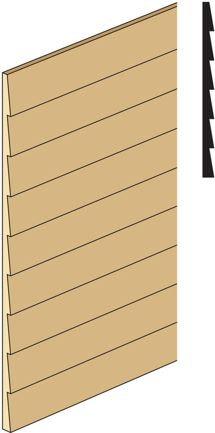 Dollhouse Miniature 10 Pack 3/8 in Clapboard Siding