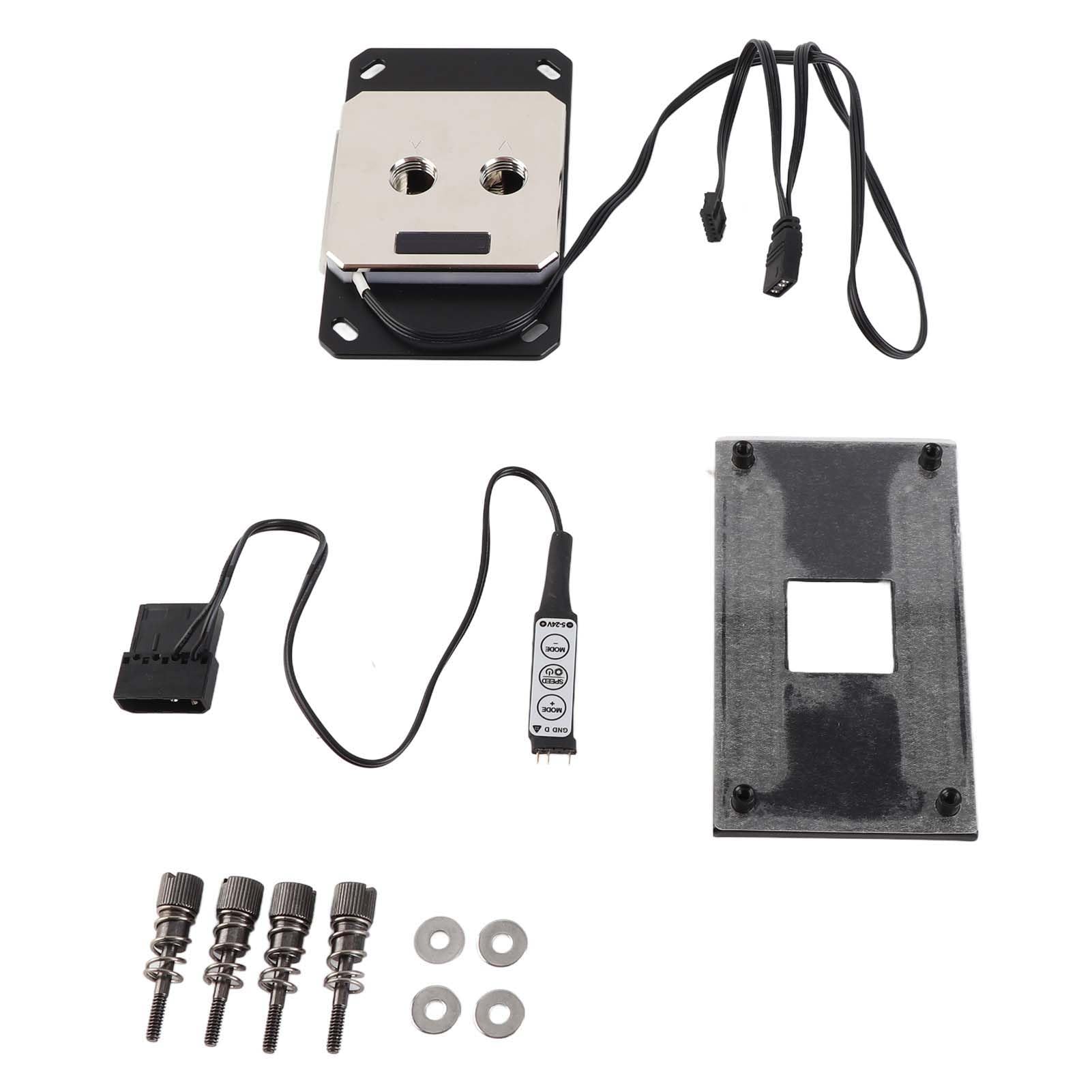 Annadue Bloc de Refroidissement CPU à Eau pour AM4 PC