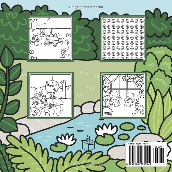 PAW BUDDIES: Cute and Relaxing Animal Coloring Book image 3