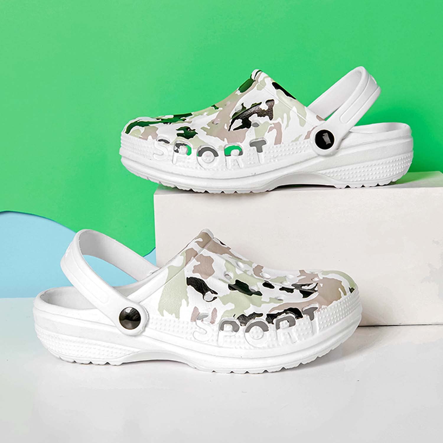 CERYTHRINA Garçon Sabots et Mules Enfants Sabots Pantoufles Chaussures Antidérapant Eté Piscine de Jardin