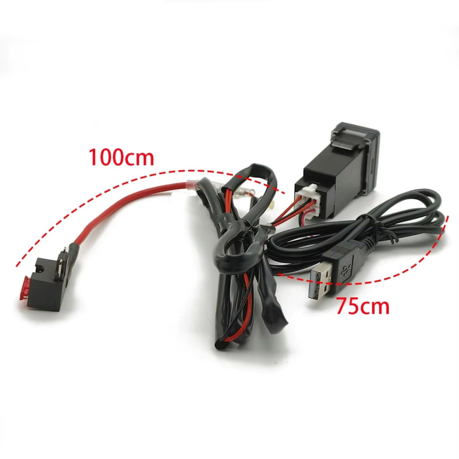 Enchufe módulo USB AUX Enchufe USB De Consola Compatible Con Toyota Para Prius Coche Para Cargador PD Carga Rápida QC3.0 Carga Teléfono Audio U-disk Flash Socket
