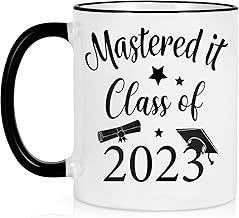 Graduation Gifts for Her Him Mastered It Class of 2023 Mug Masters Degree Graduation Gifts Graduation Gifts for Mastering Degree Mugs for Her Him Women Men High School College Graduation 11oz