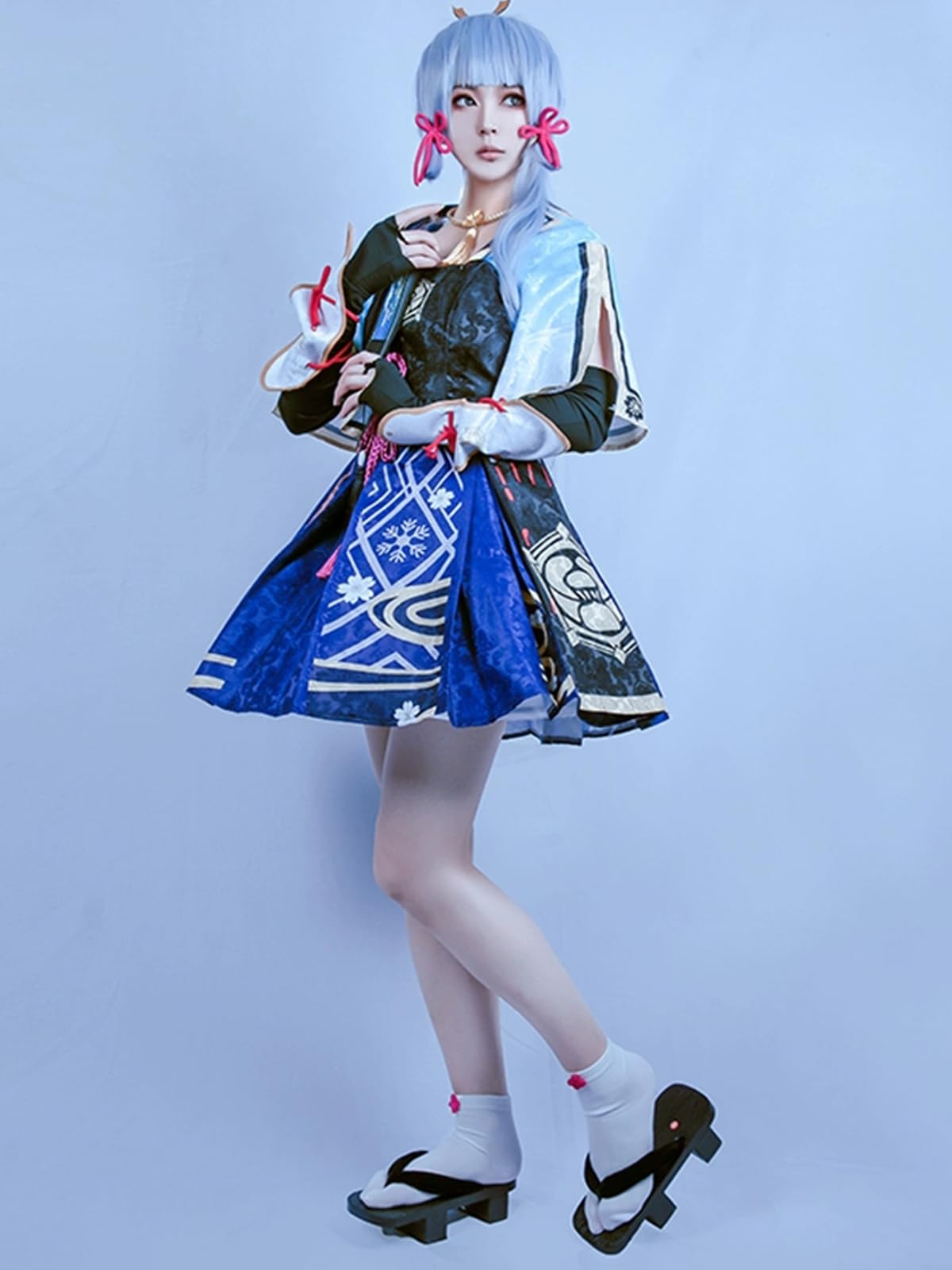 OSIAS Genshin Impact Kamisato Ayaka Cosplay Outfit Kamisato Ayaka Costume(M) - Image 2