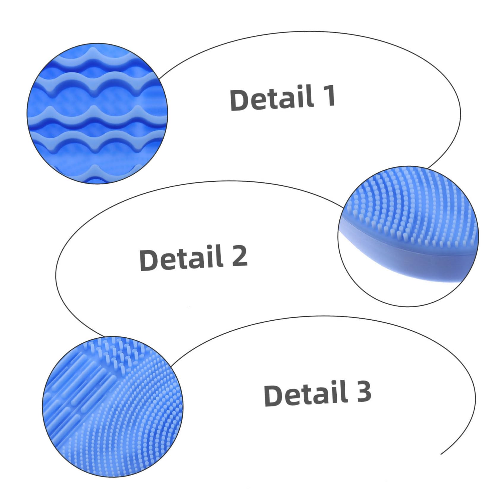 HONMEET Makeup Brush Cleaning Mat Holder Brush Scrubber Stand for Brush Mat Brush Pad Rack