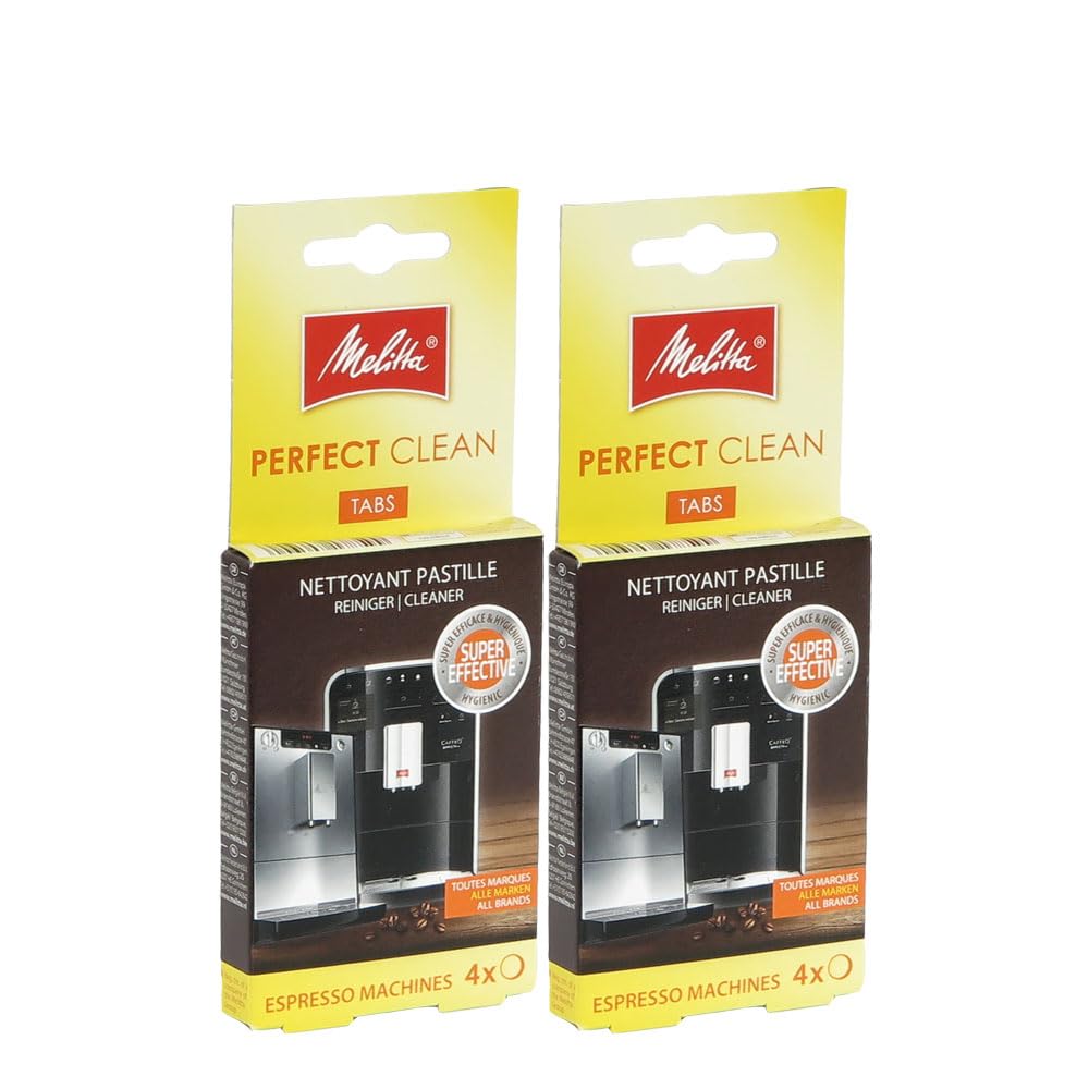 NaschLager Reinigungstabs Für Melitta Kaffeevollautomaten - 8 Stück Perfect Clean Tabs