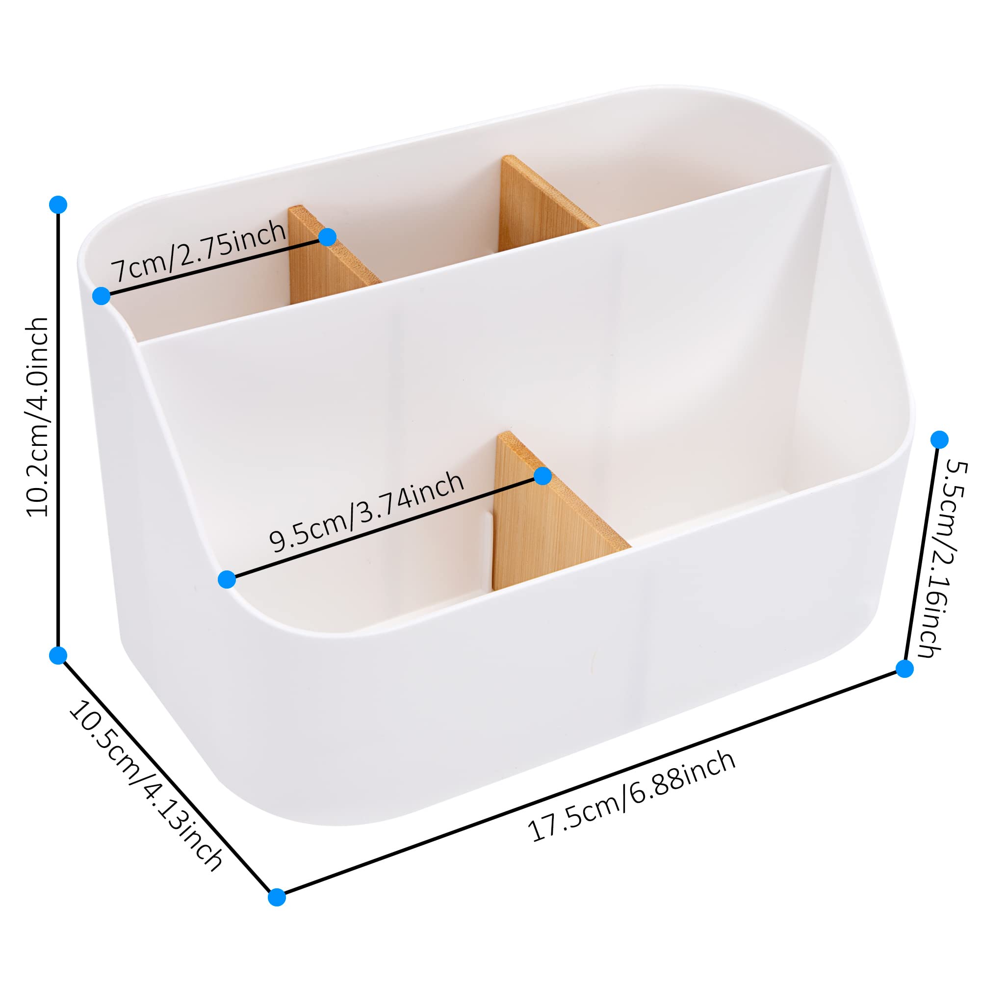 Porte-stylo,White--Porte Stylo Avec Tiroir, Accessoires De Bureau De