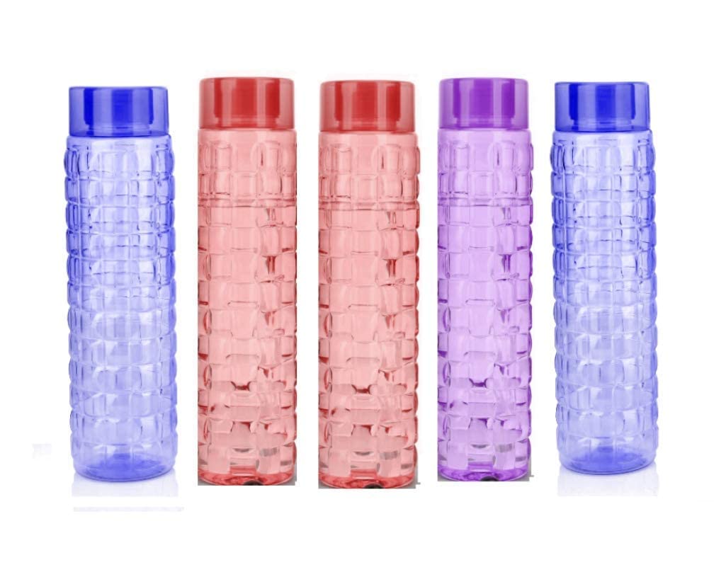 Mourya Saller : Plastic Fridge/Water Bottle 1 Litre Minerva, Multicolor (6)