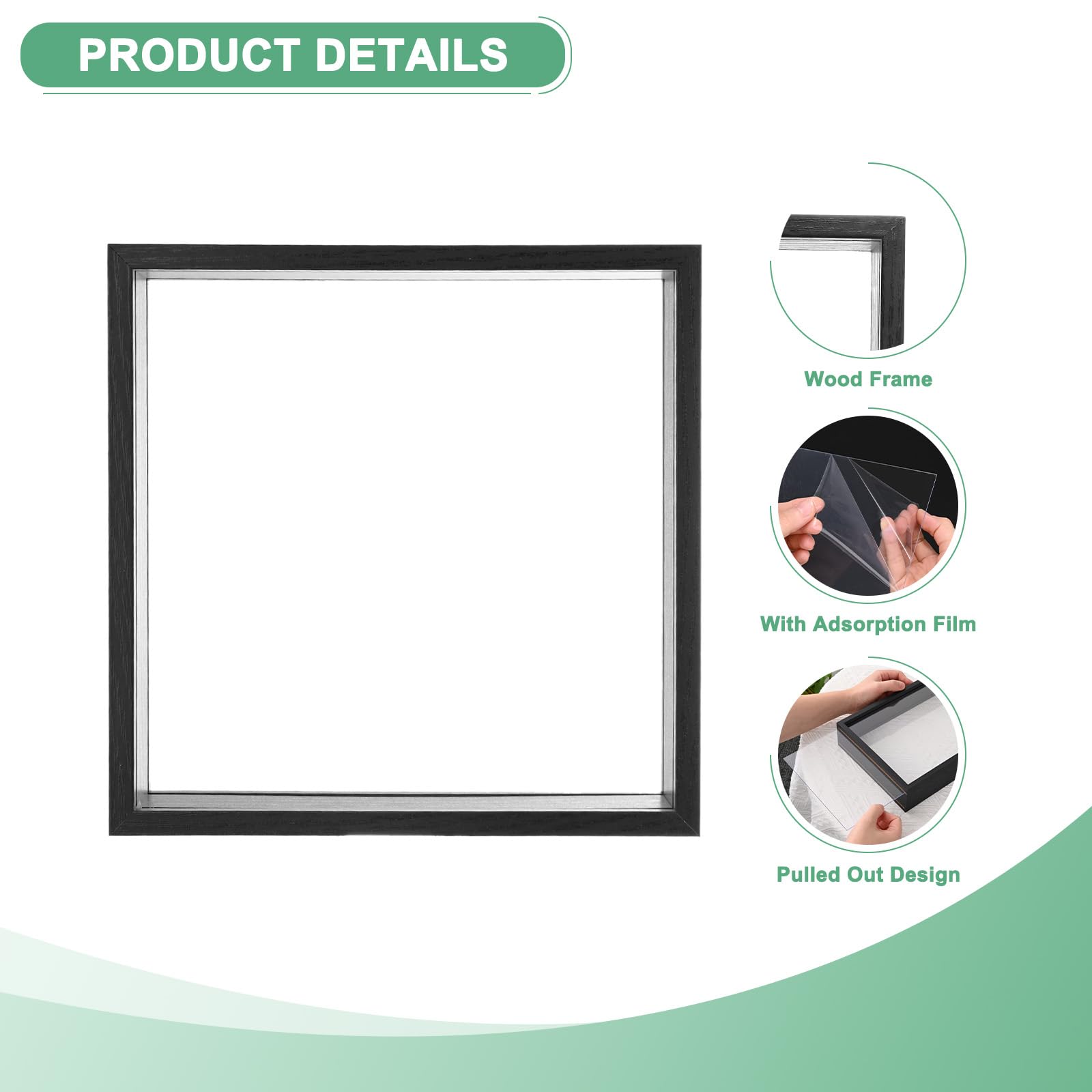 M METERXITY 1-Pack Dried Flower Frame - Image 2