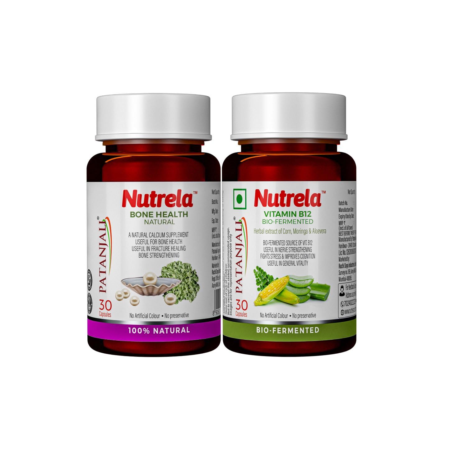 Nutrela Combo Bone Health & Vitamin B12 Capsule (B0D1YGY6DB) Amazon Price History, Amazon Price Tracker