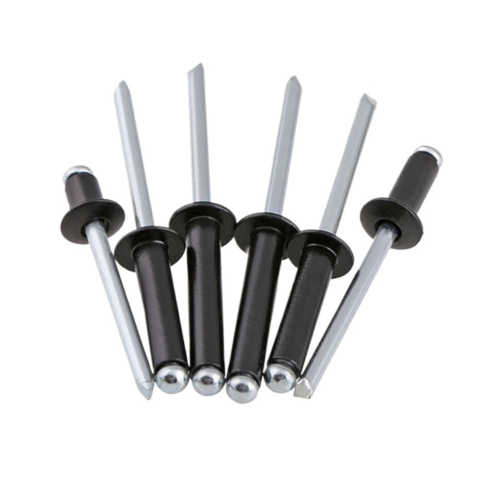 Czarne aluminiowe łeb kopułkowy Nity Pop Hollow Pull zrywalne samowtykające Ozdobne gwoździe 10mm(10mm,20Pcs (M4))
