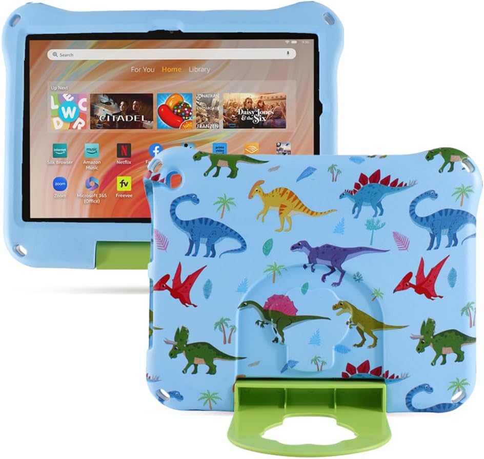 Simicoo Dinosaur Kindle Fire HD 8 Tablet Case for Kids Boy Girl,Fire HD 8 2024 Light EVA Foam Shockproof Kids Case with Stand Handle Kid-Proof for Fire HD 8 10th 12th Gen 2020 2022 Kid (New KL) Simicoo Dinosaur Kindle Fire HD 8 Tablet Case for Kids Boy Girl,Fire HD 8 2024 Light EVA Foam Shockproof Kids Case with Stand Handle Kid-Proof for Fire HD 8 10th 12th Gen 2020 2022 Kid (New KL)