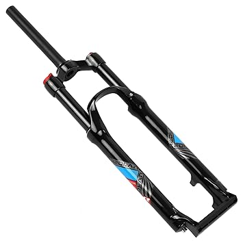 Haibing 26'' / 27.5'' Mountain Bike Air Front Fork Aluminum Alloy Bicycle Suspension Fork Air Damping Front Fork Bicycle Accessories Parts