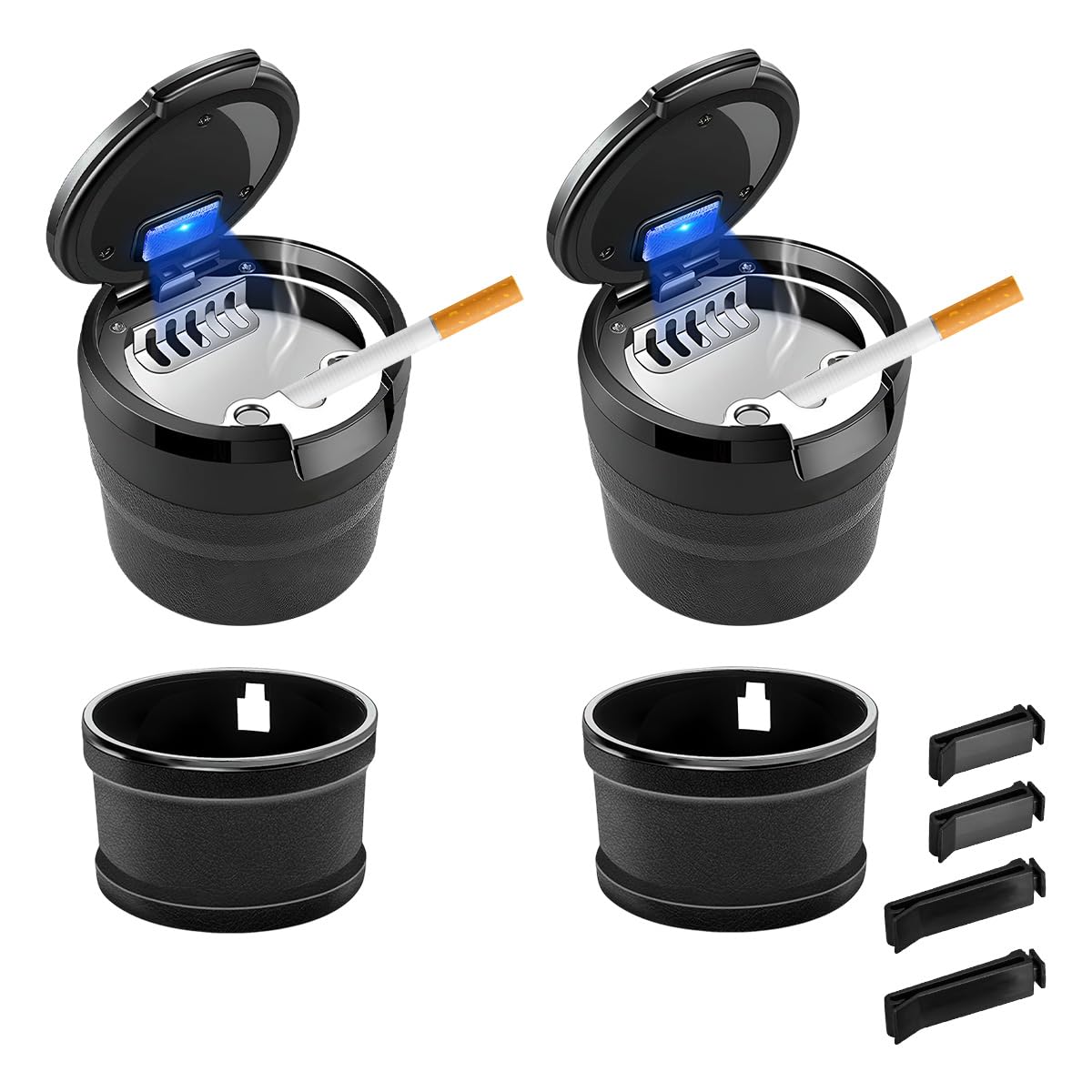 ZNDAW 2 PCS Car Ashtray - ashtrays | Mubboo