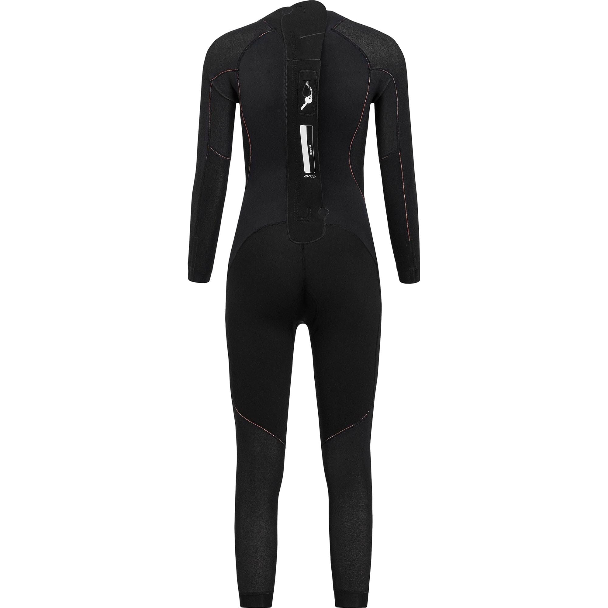 ORCA 2025 Femmes Vitalis Hi-Vis Back Zip Open Water Swim Combinaison Néoprène NN674601 - Black -