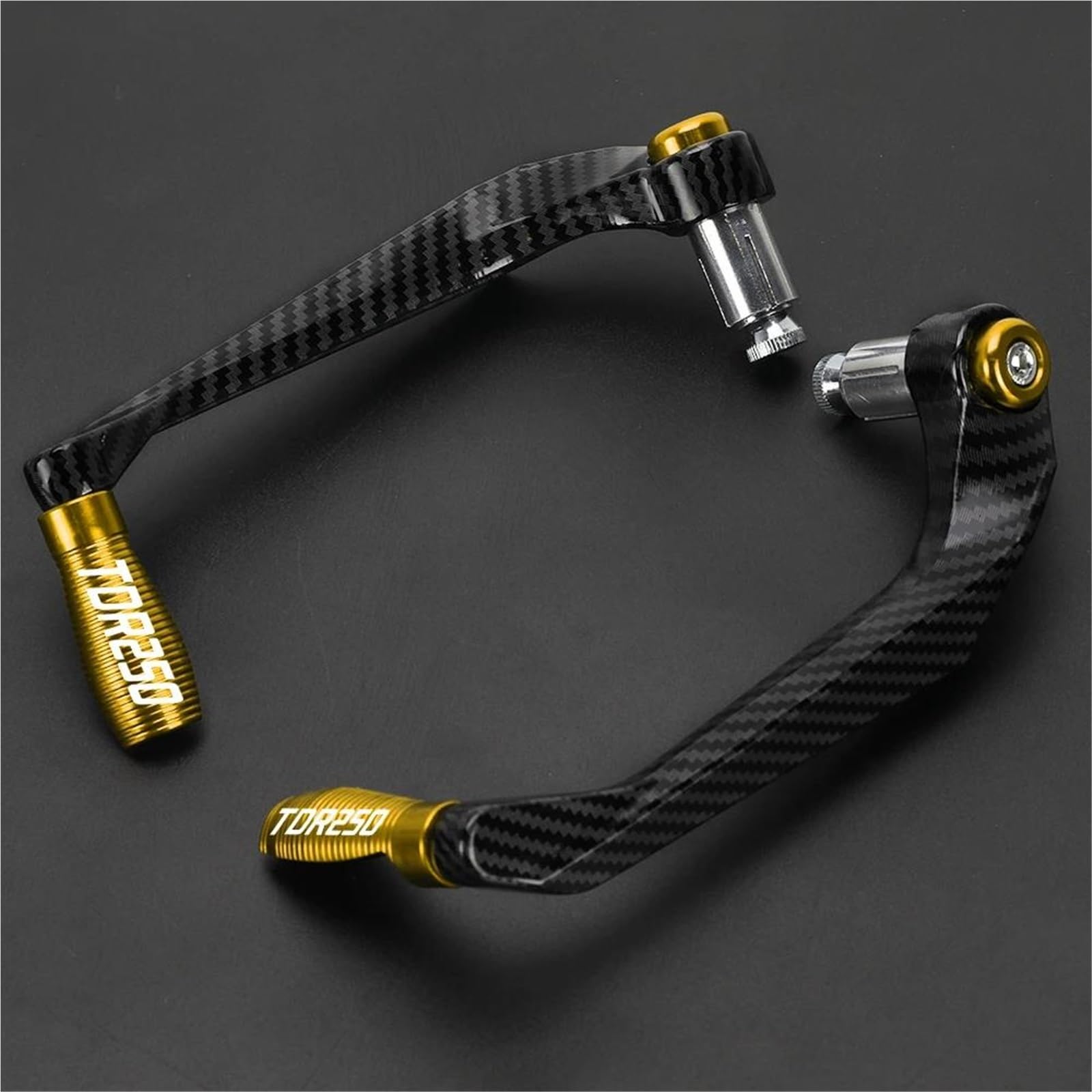 HIZORB Handguards for Y-AMAHA TDR250 TDR 250 1988-1993 1992 1991 1990 1989 Universal Motorcycles Handlebar Grips Guard Brake Clutch Lever Protector(Gold)