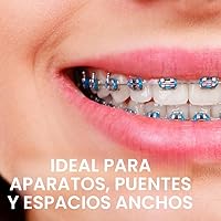 Vista 4 de Oral-B Hilo dental para brackets, Super Floss hebras precortadas, menta, 50 unidades, paquete de 2