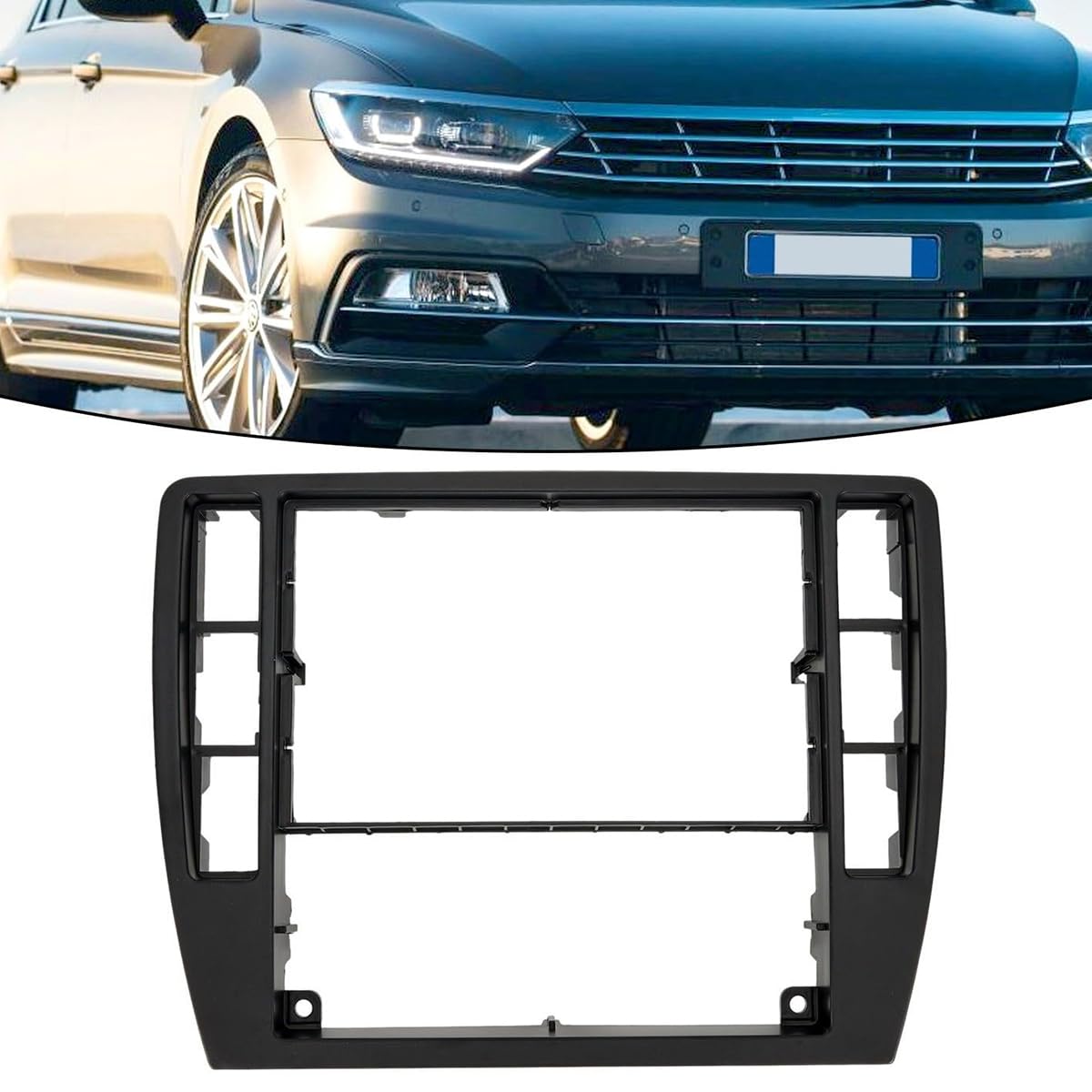 Pannello di rivestimento del cruscotto, 3B0858069 Cornice radio di ricambio per console centrale per Passat B5 B5.5 2001-2005