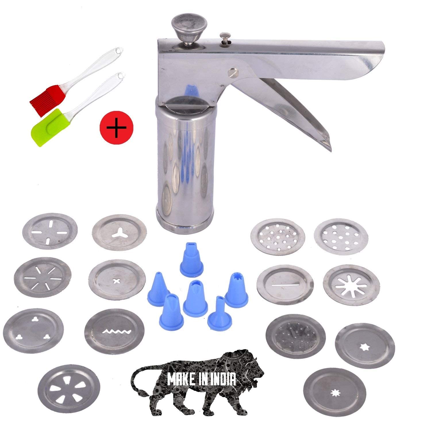 Hetarmi Cookie Press Machine Biscuit Maker Cake Making Decorating Gun Kitchen Baking Pastry Tools Set-image-35