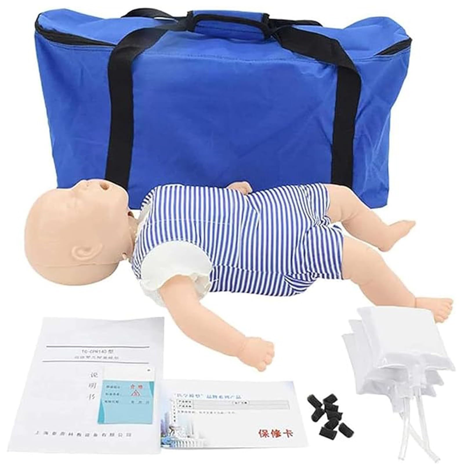 Model szkolenia pierwszej pomocy w zakresie niedrożności dróg oddechowych, manekin CPR z PCW do nauczania, pomoc szkoleniowa do resuscytacji krążeniowo-oddechowej, narzędzie edukacyjne medyczne