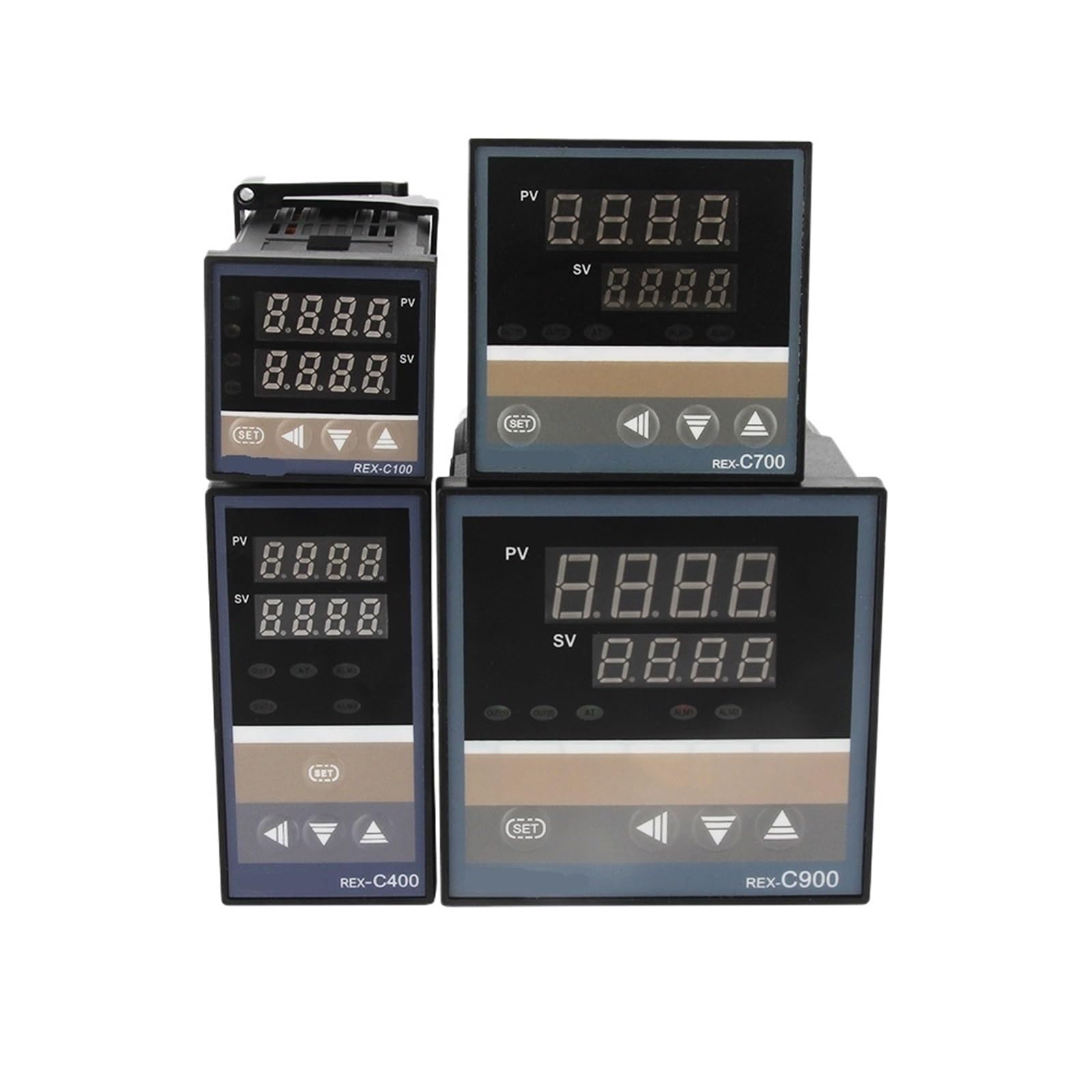 Evite variaciones térmicas con el controlador de temperatura PID REX-C100MAN inteligente de 220V 5